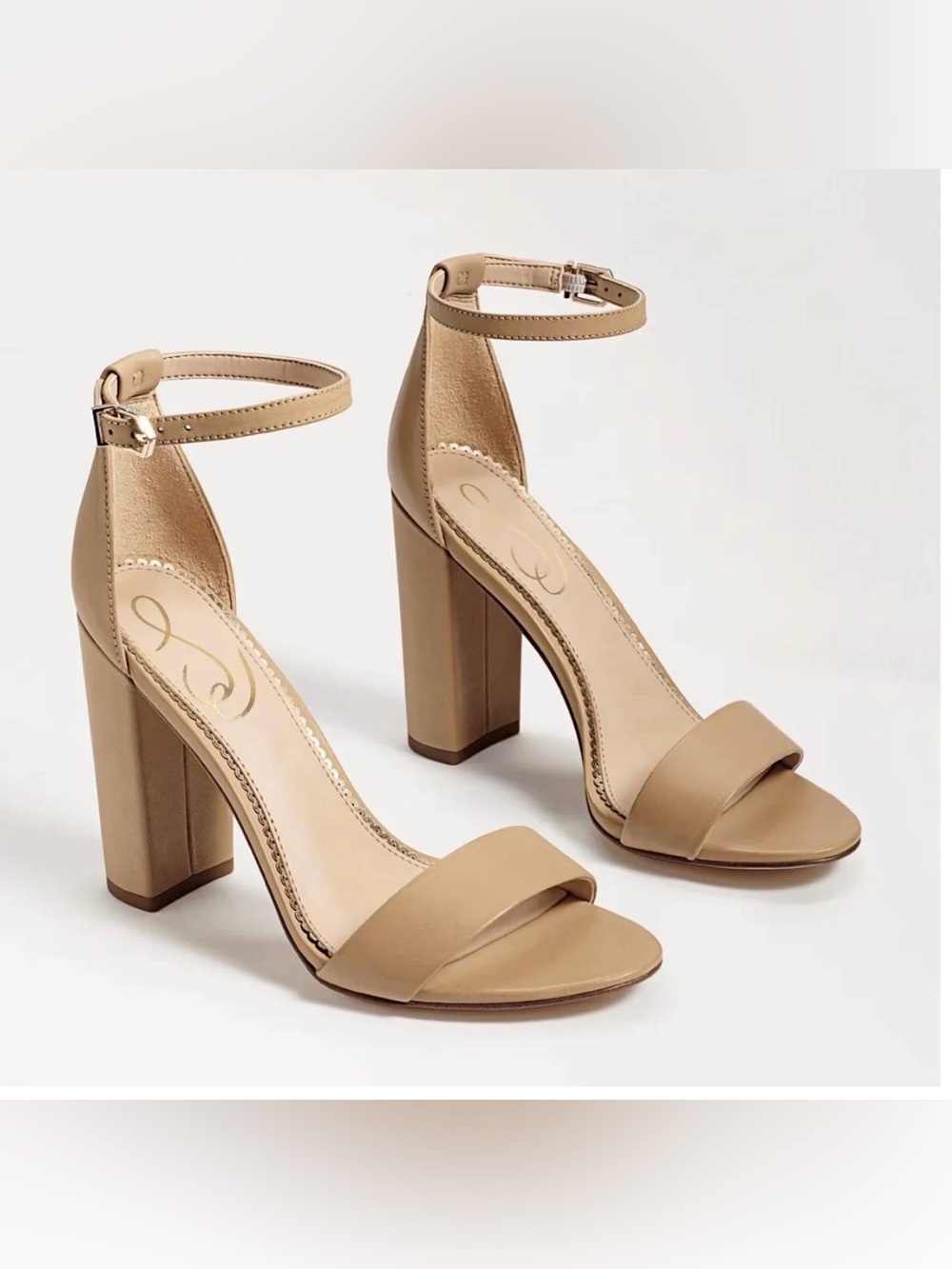 Sam Edelman Ankle-Strap Block Heels